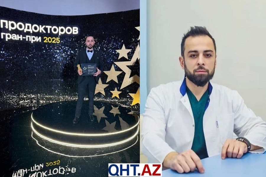 Azərbaycanlı gənc Rusiyanın ən yaxşı cərrahı seçildi