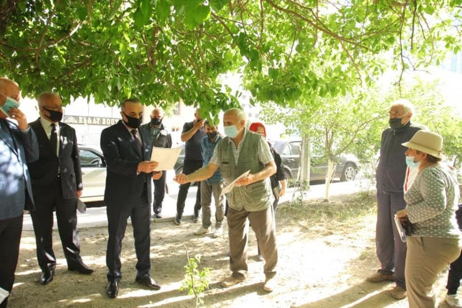 Azay Quliyev seçicilərlə görüş keçirib