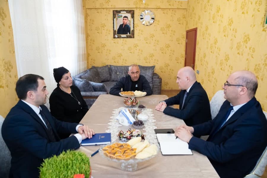 Şəhidimiz Əli Məmmədzadənin ailəsi ziyarət olunub