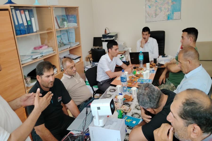 "Quraqlığa davamlı əkinçilik və su resurslarından səmərəli istifadə üzrə maarifləndirmə” layihəsi çərçivəsində təlimlər uğurla davam edir