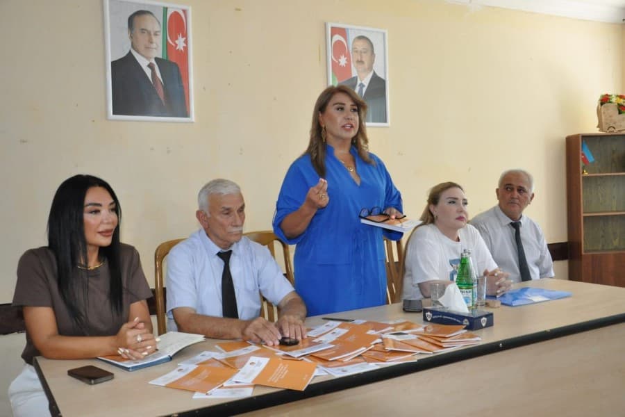 “Vəfa” Sosial Problemlərin Həllinə Dəstək İB layihə çərçivəsində Beyləqan rayonunda tədbir keçirib - FOTOLAR