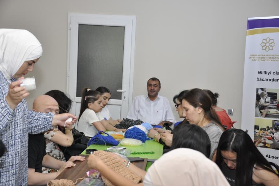 “Əlilliyi olan şəxslərin bacarıqlarının inkişafı” mövzusunda dördüncü təlim uğurla başa çatdı - FOTOLAR