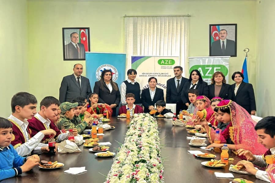 Siyəzəndə əlil uşaqlar üçün əyləncəli tədbir təşkil olundu - FOTOLAR