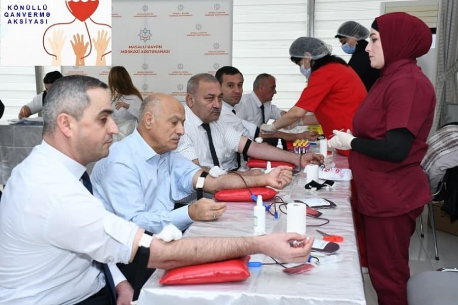 Masallıda könüllü qanvermə aksiyası keçirilib