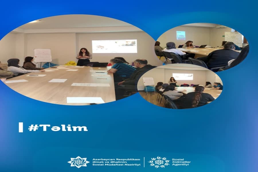 Yasamal Sosial Xidmət Mərkəzində “Atipik uşaqlarda sağlam sərhədlər və pozitiv disiplin anlayışının formalaşdırılması” mövzusunda təlim keçirilib