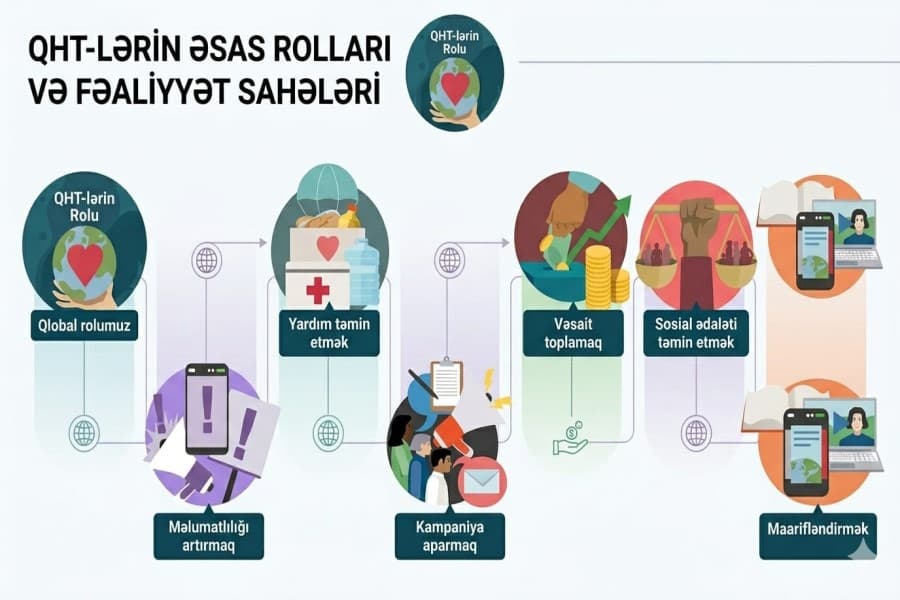 QHT-lərin cəmiyyətdə rolu: Maarifləndirmə, humanitar yardım və inkişaf təşəbbüsləri