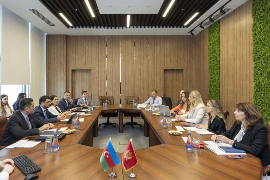 Nazirlikdə Monteneqronun nümayəndə heyəti ilə görüş olub - FOTOLAR