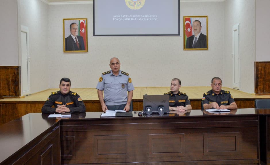 Fövqəladə Hallar Nazirliyi cəzaçəkmə müəssisəsində təlim keçirib