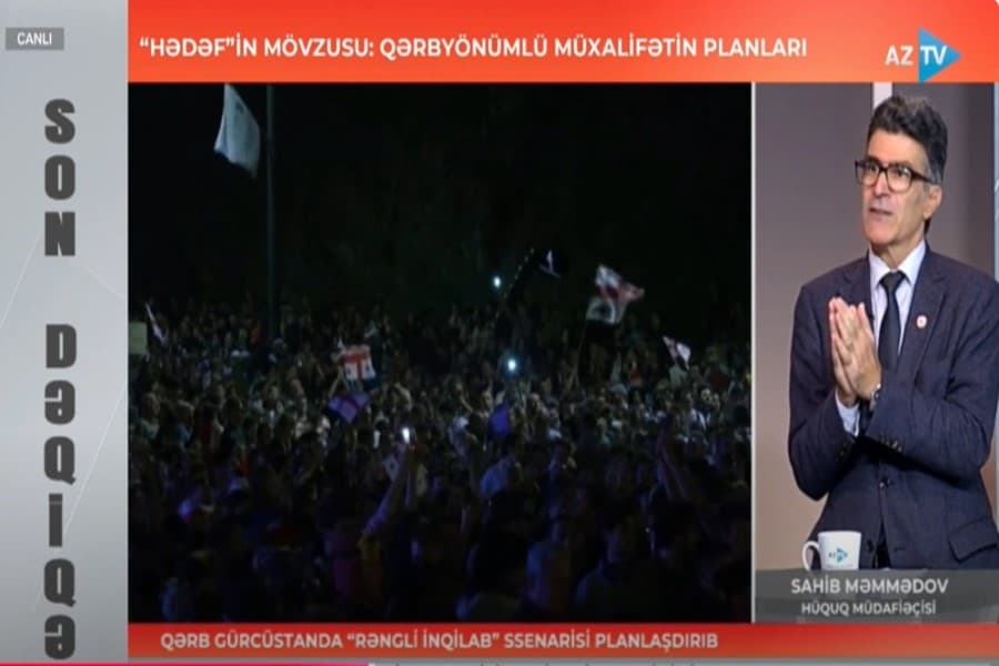 Qərb Gürcüstanda "Rəngli inqilab" ssenarisi planlaşdırır/ VİDEO