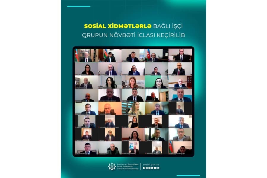 Sosial xidmətlərlə bağlı İşçi Qrupun növbəti iclası keçirilib