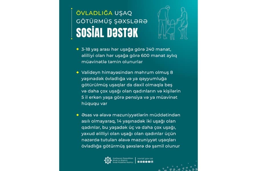 Övladlığa uşaq götürmüş şəxslər üçün hansı güzəştlər var?