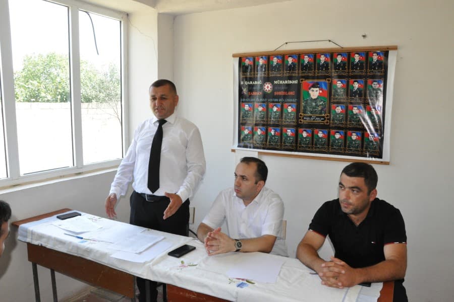 Şabran rayonunda layihə çərçivəsində ilk tədbir Daşlıyataq kəndində keçirilib