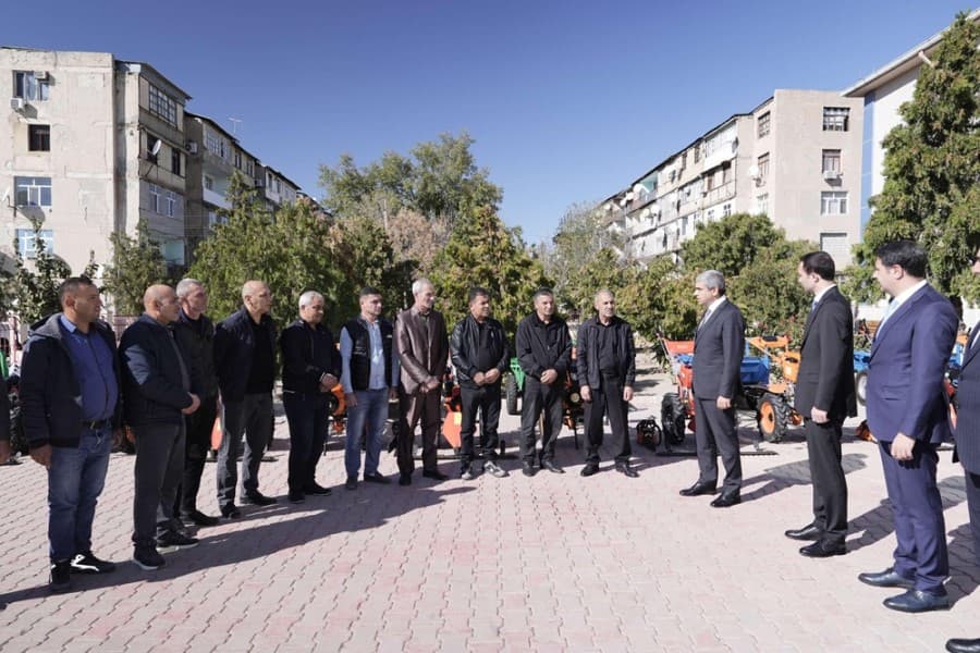 Naxçıvanda özünüməşğulluq proqramı üzrə daha 50-dən çox şəxsə kiçik bizneslərini qurmaları üçün aktivlər verilib - FOTOLAR