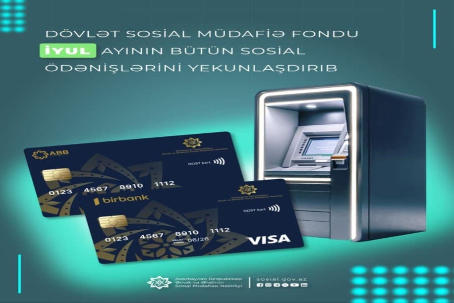 DSMF iyul ayının bütün sosial ödənişlərini yekunlaşdırıb