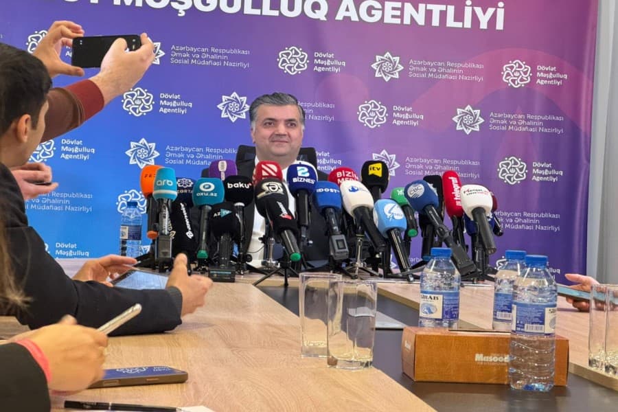 Dövlət Məşğulluq Agentliyində mətbuat konfransı keçirilir