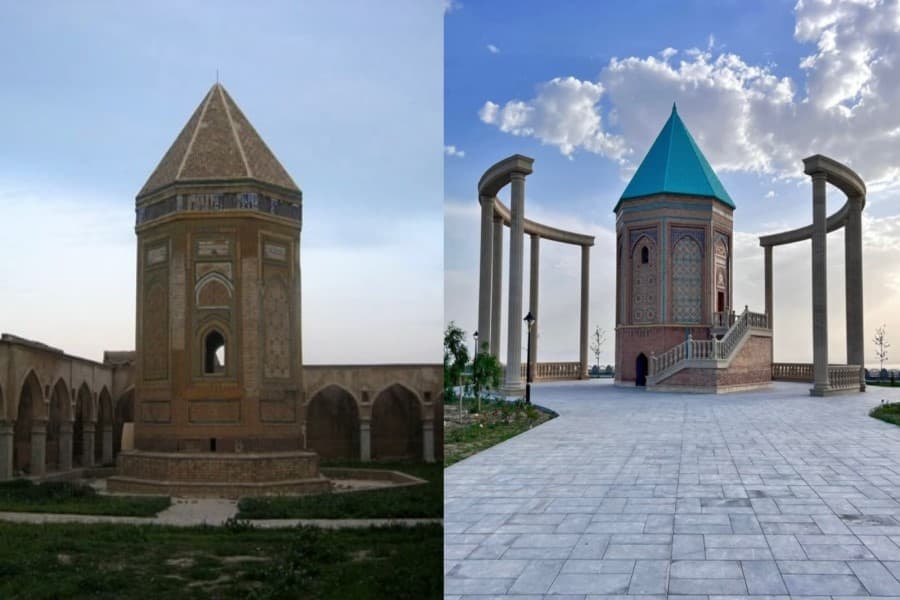 Kərkük və Naxçıvanda iki tarixi abidə bir almanın iki yarısı kimidir