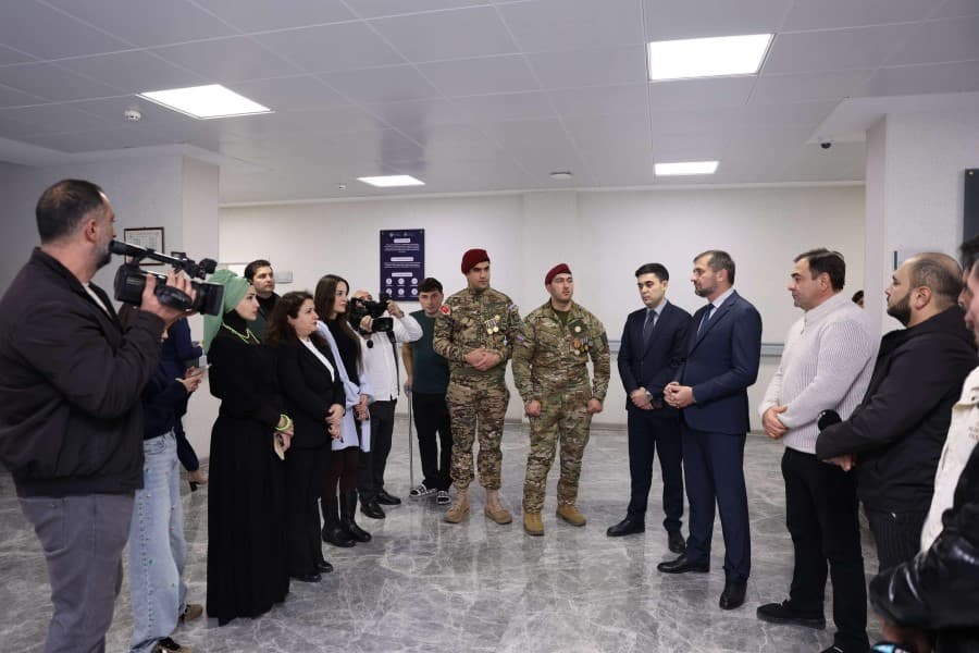 Xaçmaz Reabilitasiya Mərkəzinə mediatur olub - FOTOLAR