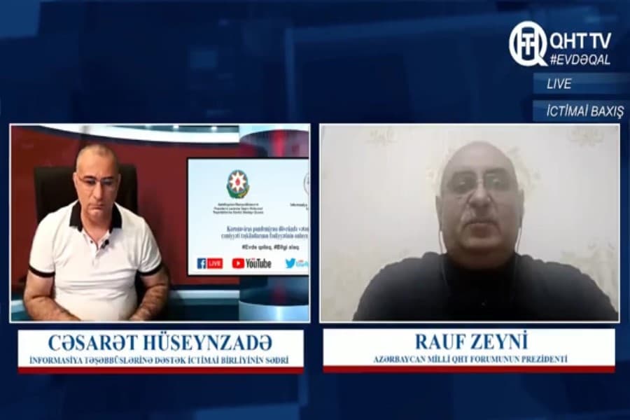 Rauf Zeyni "İCTİMAİ BAXIŞ" proqramının qonağı olub - VİDEO