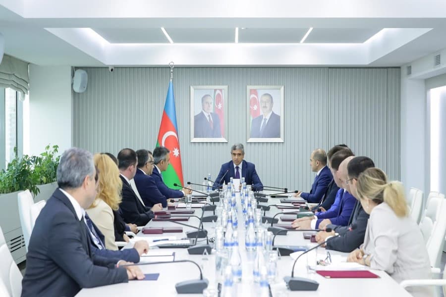 Dövlət başçısı tərəfindən təltif edilmiş Nazirlik əməkdaşlarına vəsiqə və medallar təqdim olunub - FOTOLAR