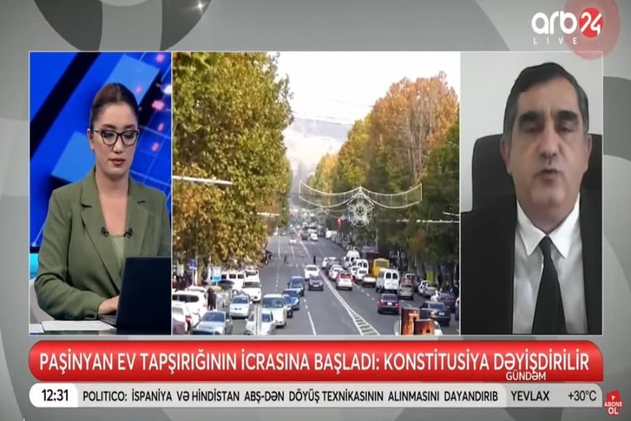 “Ermənistan konstitusiyasında dəyişiklik etmək öhdəliyini götürüb” - Ramil İskəndərli / VİDEO
