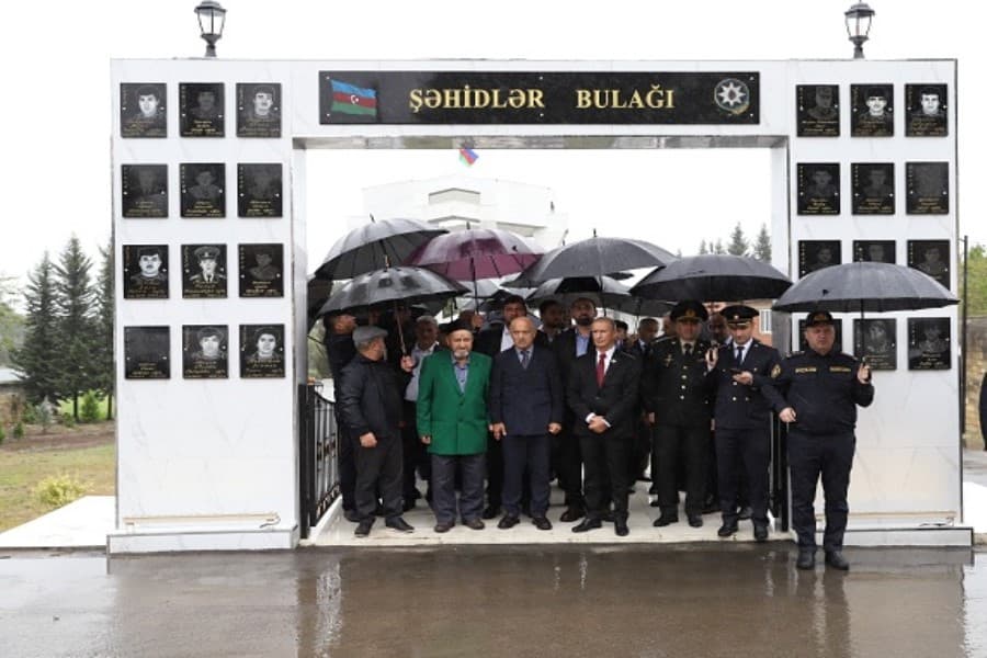 Ərkivan “Şəhidlər bulağı” abidə-kompleksi yenidən qurulub - MASALLIDA