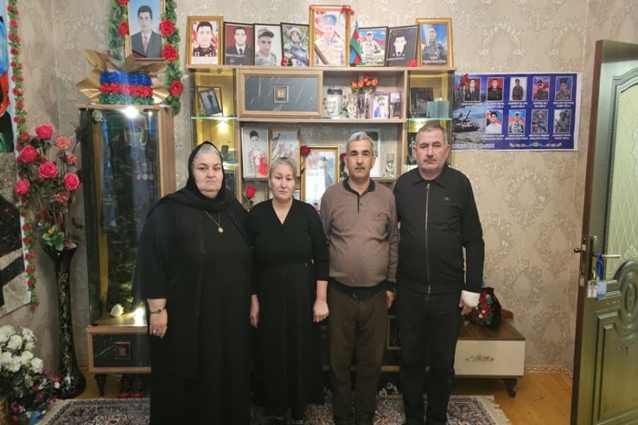 “Vətən Naminə” Şəhid Ailələrinə Dəstək İctimai Birliyi şəhidlərin ev muzeylərini ziyarət edib - FOTOLAR