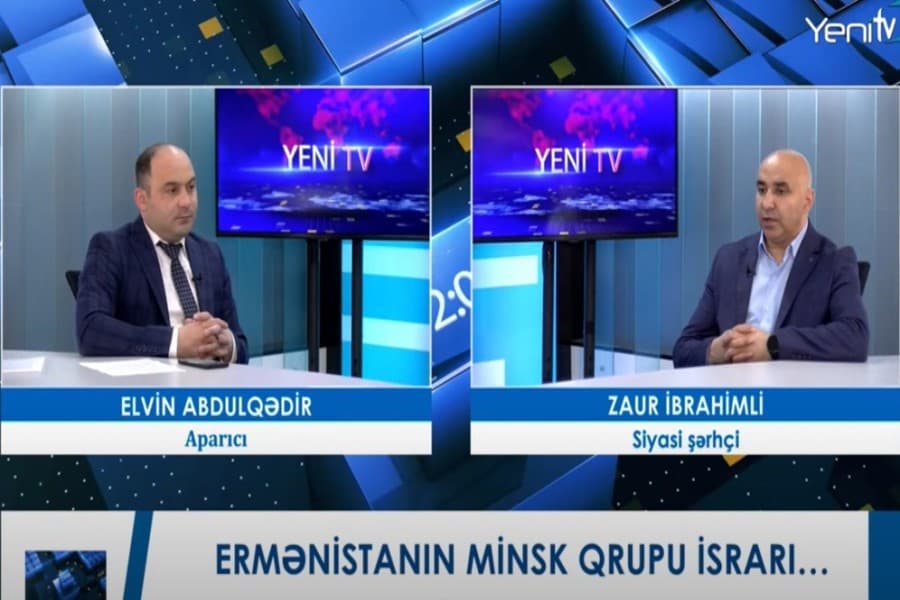 "Ermənistan Minsk qrupunu Fransanın müdaxiləsi üçün alət kimi saxlamağa çalışır" - Zaur İbrahimli / VİDEO