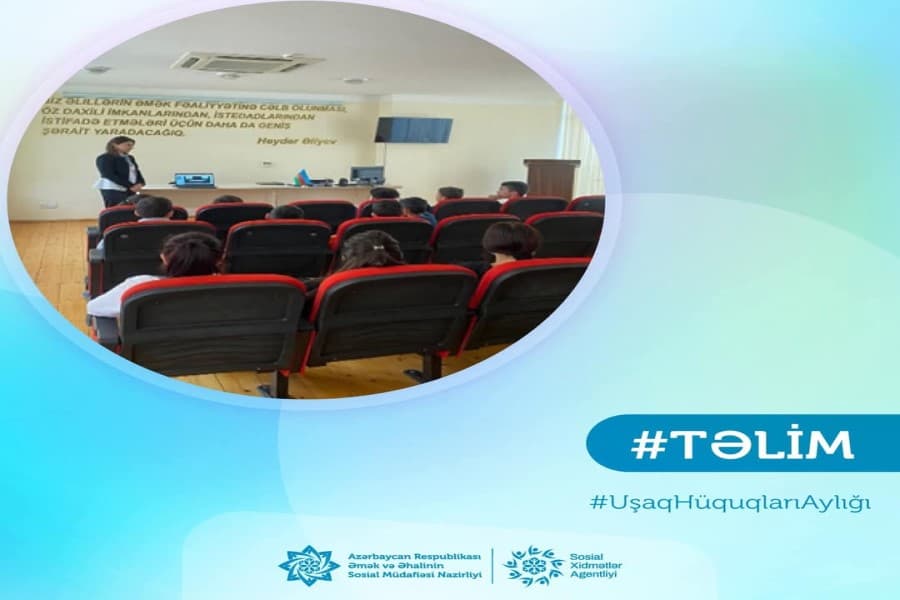 “Sağlam psixologiya ilə böyümək və inkişaf etmək uşaqların hüququdur” mövzusunda təlim keçilib
