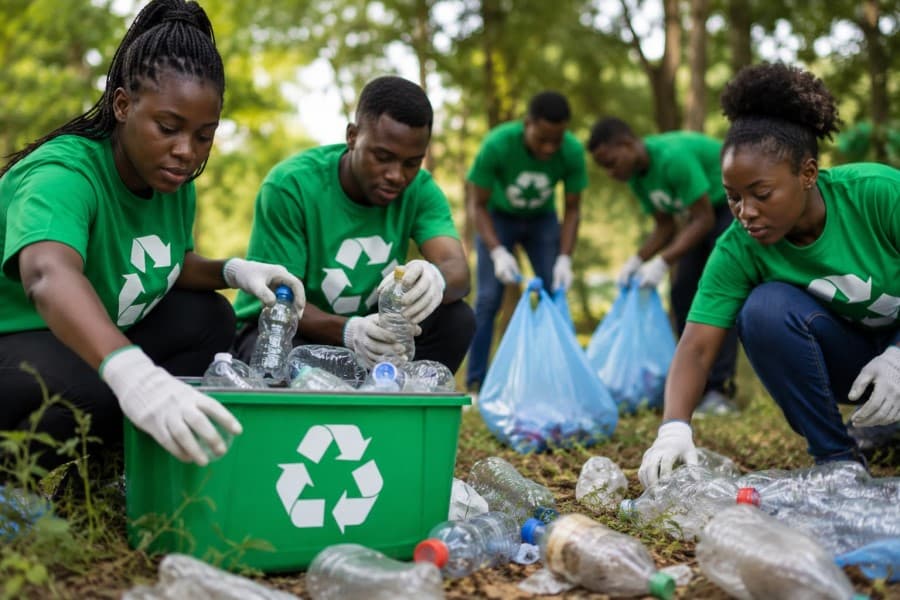 Nigeriyada QHT 20 mindən çox tələbəyə plastik tullantılarla mübarizə təlimi keçib