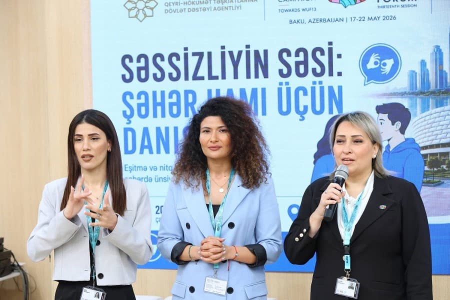 “Səssizliyin səsi: Şəhər hamı üçün danışır?” adlı interaktiv tədbir keçirilib