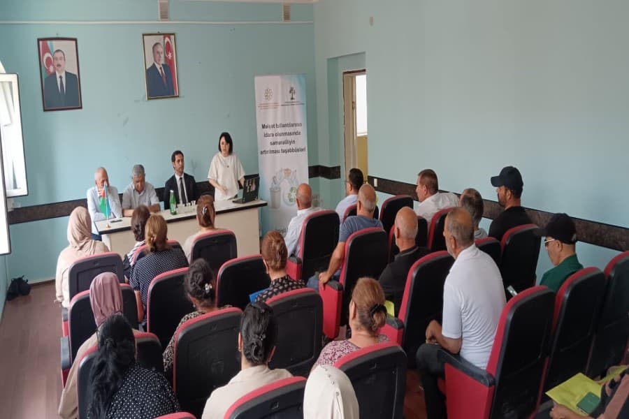“Məişət tullantılarının idarə olunmasında səmərəliliyin artırılması təşəbbüslər” layihəsinin icrası davam edir