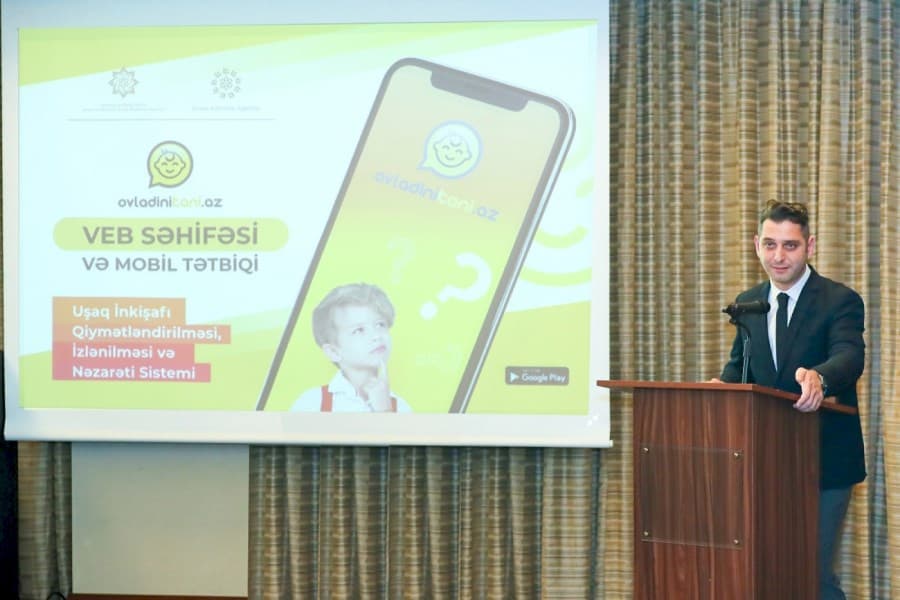 www.ovladinitani.az veb səhifəsi və “Övladını tanı” mobil tətbiqinin təqdimatı olub- FOTO +VIDEO
