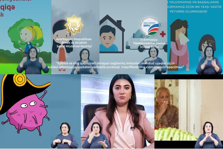 Nazirliyin dəstəyi ilə yeddi maarifləndirci video rolik surdotərcümə formatında hazırlanıb