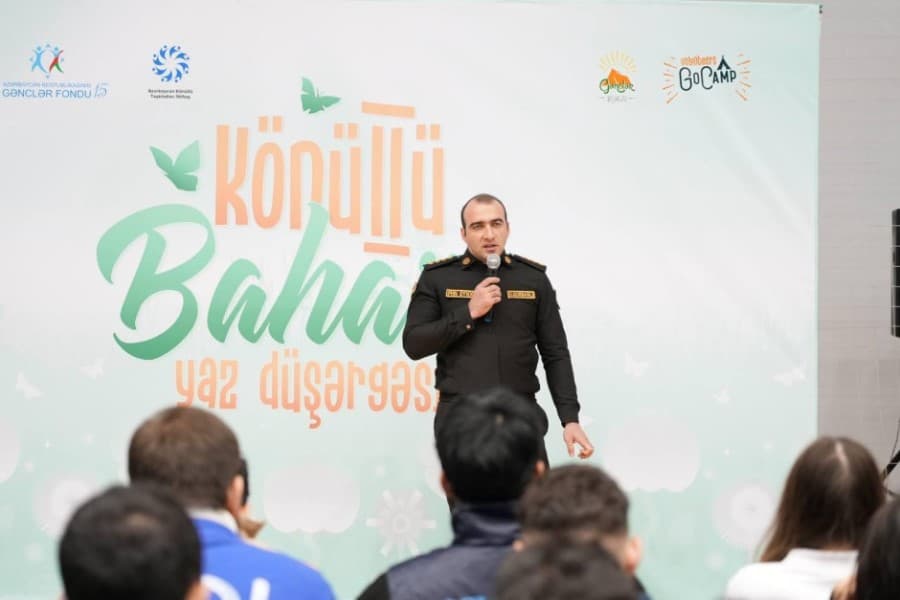 FHN tərəfindən Azərbaycan könüllülərinin yaz düşərgəsində təlim keçirilib - FOTOLAR