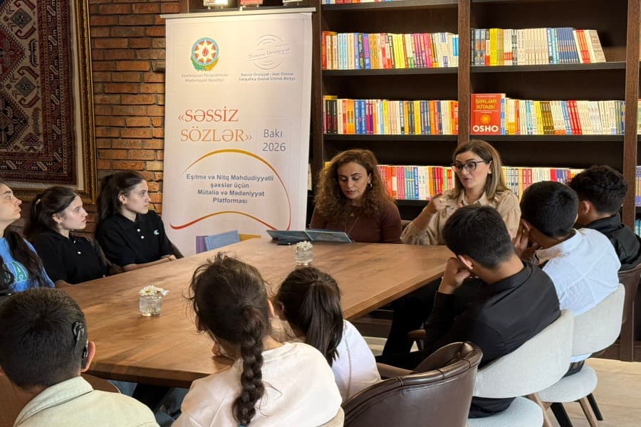“Səssiz Sözlər” layihəsi çərçivəsində növbəti “Oxu saatı” keçirilib