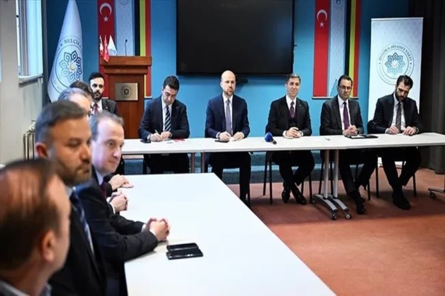 Bilal Erdoğan Brüsseldə türk QHT nümayəndələri ilə görüşüb - FOTOLAR