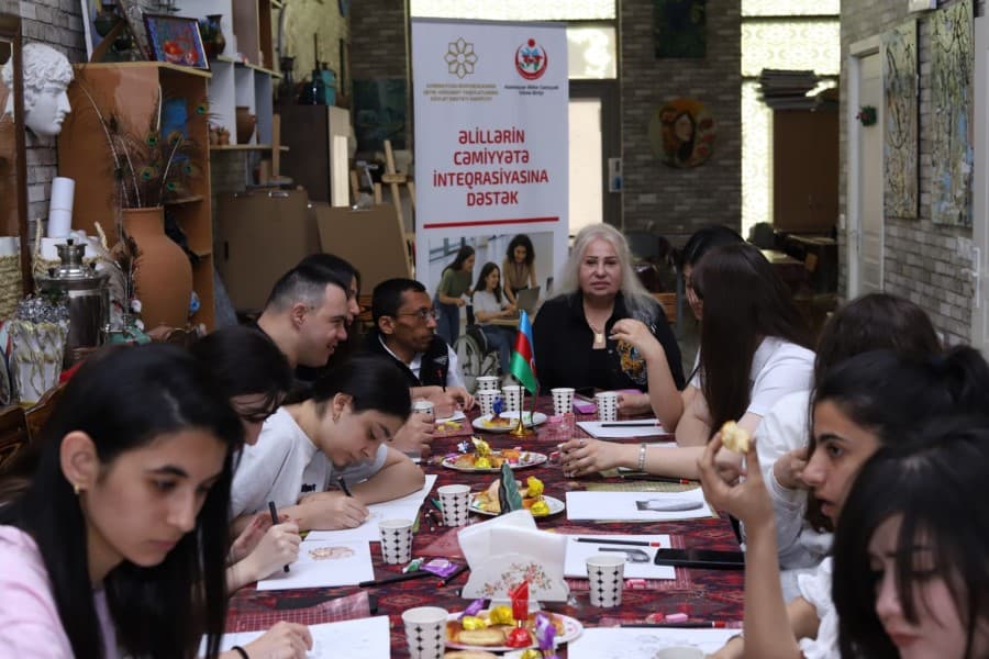 “Azərbaycan Əlillər Cəmiyyəti” İctimai Birliyi layihə üzrə ikinci təlimi keçirib