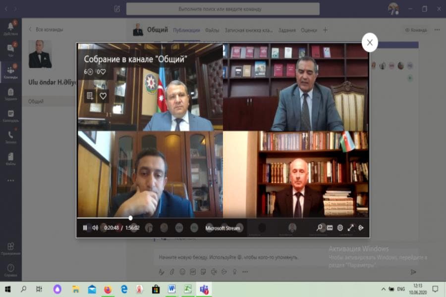 “Kitabxana-informasiya fəaliyyətində innovasiyalar və yeni əsrin çağırışları” mövzusunda Respublika virtual elmi konfransı keçirilib