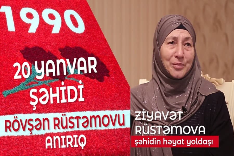 “20 Yanvar” şəhidi Rövşən Rüstəmovu anırıq - Videoreportaj