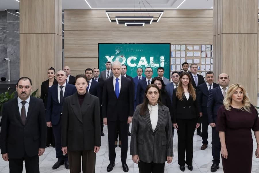 Xocalı soyqırımı qurbanlarının xatirəsi bir dəqiqəlik sükutla yad edilib