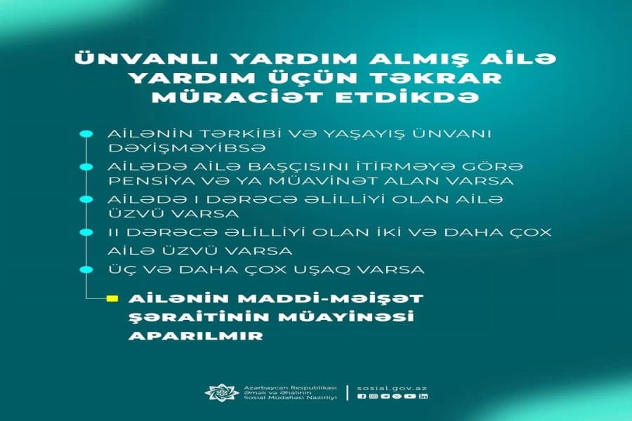 "Ünvanlı sosial yardım proqramı müsbət nəticələr verməkdədir" - PROFESSOR / FOTOLAR