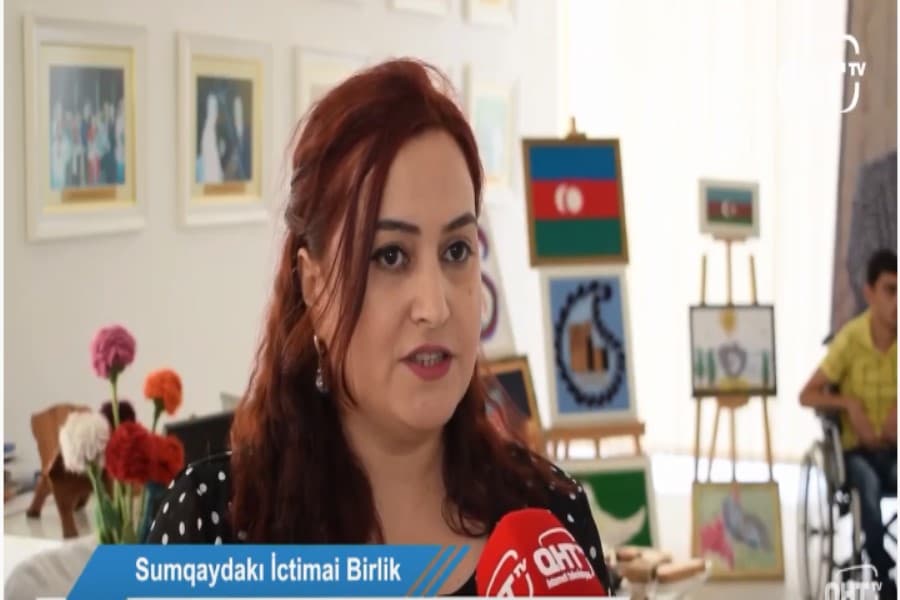 Sumqayıtdakı İctimai Birlik bacarıqlı əlillərə dəstək verir - Video