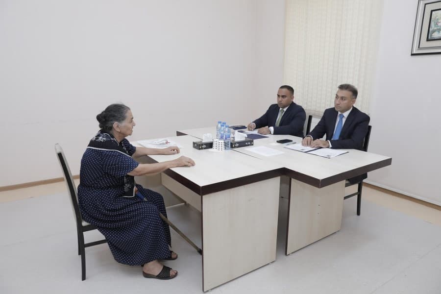 Nazir müavini Anar Bayramov Mingəçevir şəhərində vətəndaşları qəbul edib - FOTOLAR