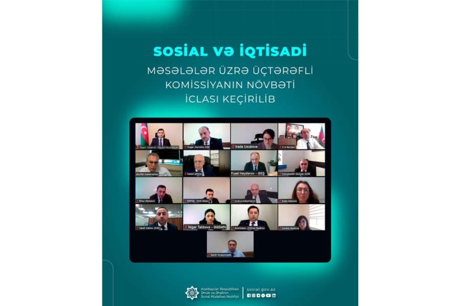 Sosial və İqtisadi Məsələlər üzrə Üçtərəfli Komissiya növbəti iclasını keçirib
