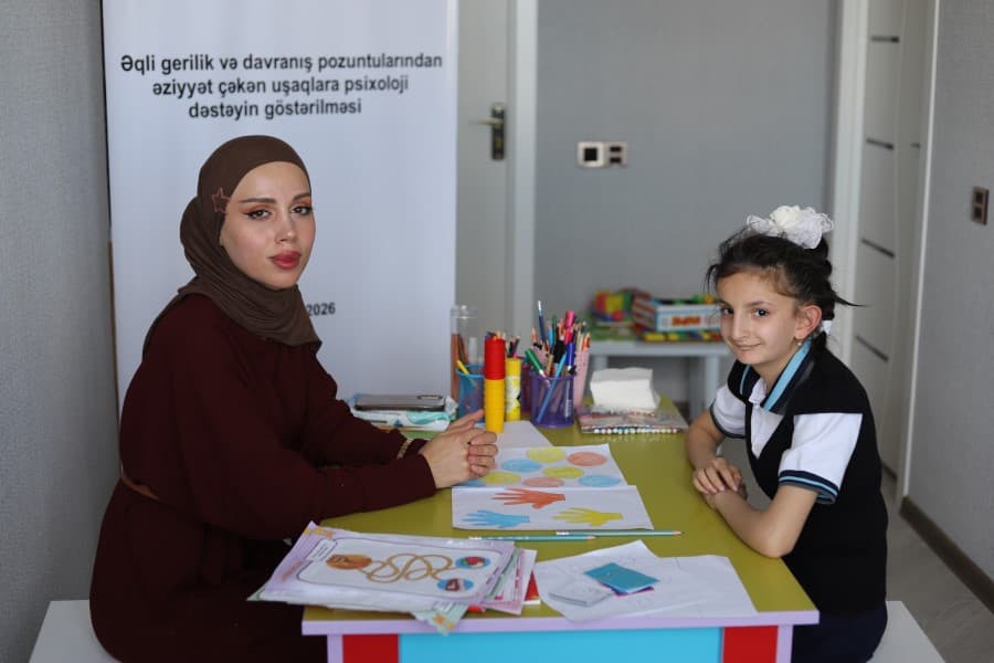 Psixoloq tərəfindən “Diqqət proseslərinin möhkəmləndirilməsi" adlı təlim keçirilib - FOTOLAR