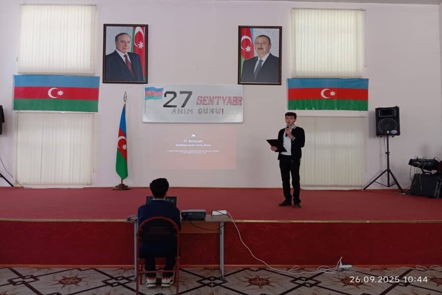 27 sentyabr anım günü ilə əlaqədar tədbir keçirilib - FOTOLAR
