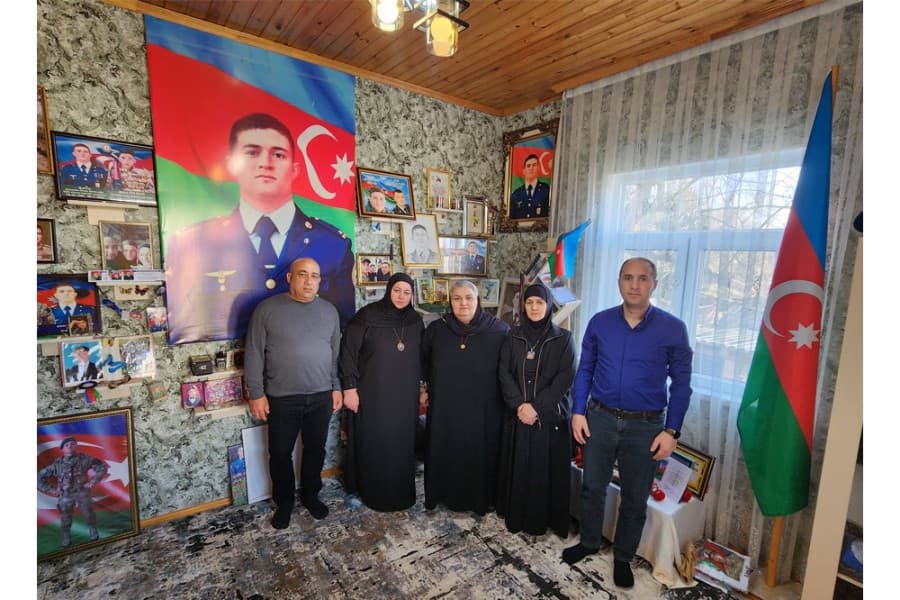 “Vətən Naminə” İB- i Şəhid Orxan Quluzadənin ev-muzeyini ziyarət edib - FOTOLAR