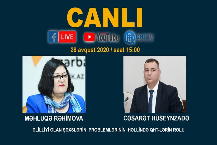 "Əlilliyi olan şəxslərin problemlərinin həllində QHT-lərin rolu" mövzusunda müzakirə aparılıb - VİDEO