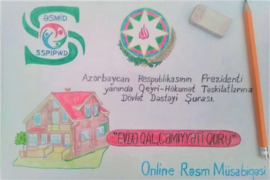 Şuranın dəstəyi ilə təşkil olunan online rəsm müsabiqəsi davam edir