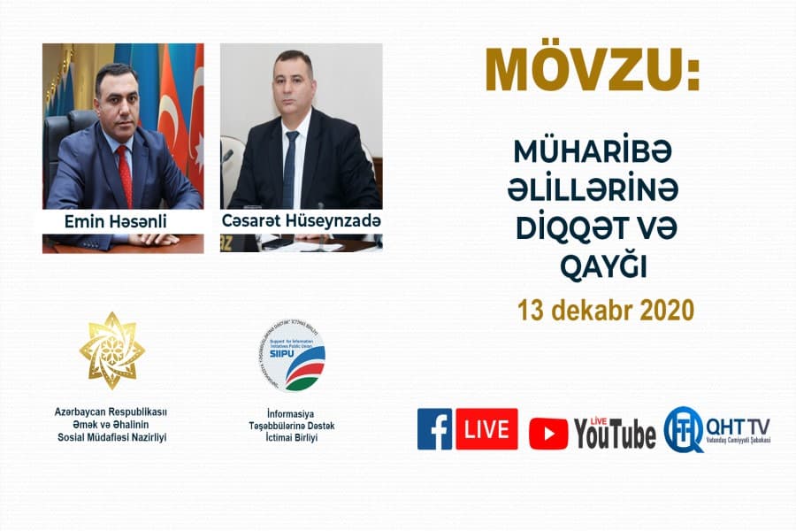 Müharibə əlillərinə diqqət və qayğı
